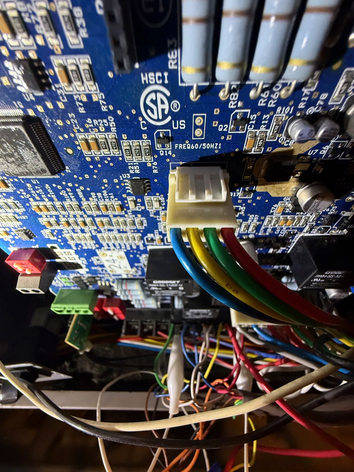Control board wiring