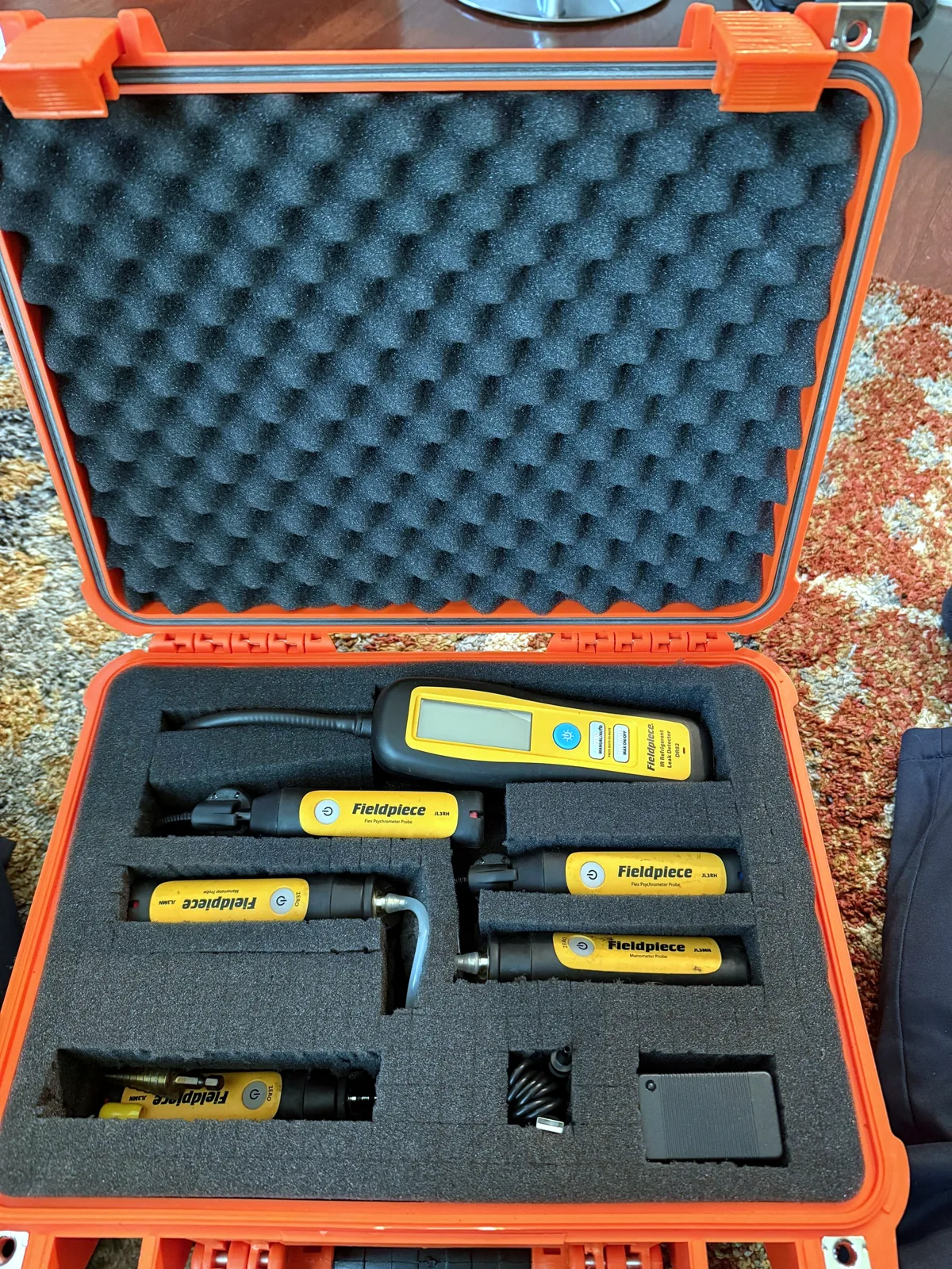 Fieldpiece probes ready for a tune-up