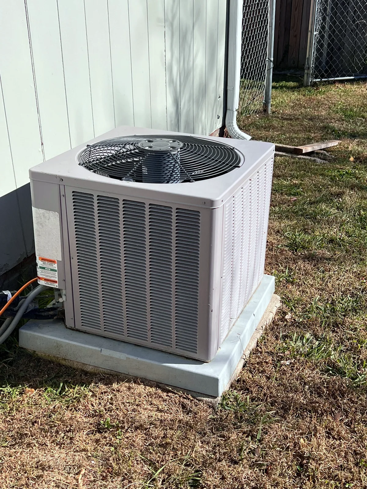 Rheem condenser on a maintenance call