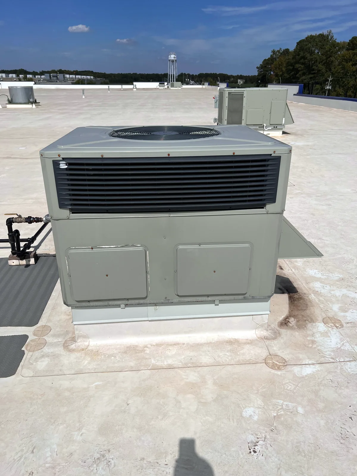 Rooftop package unit service call