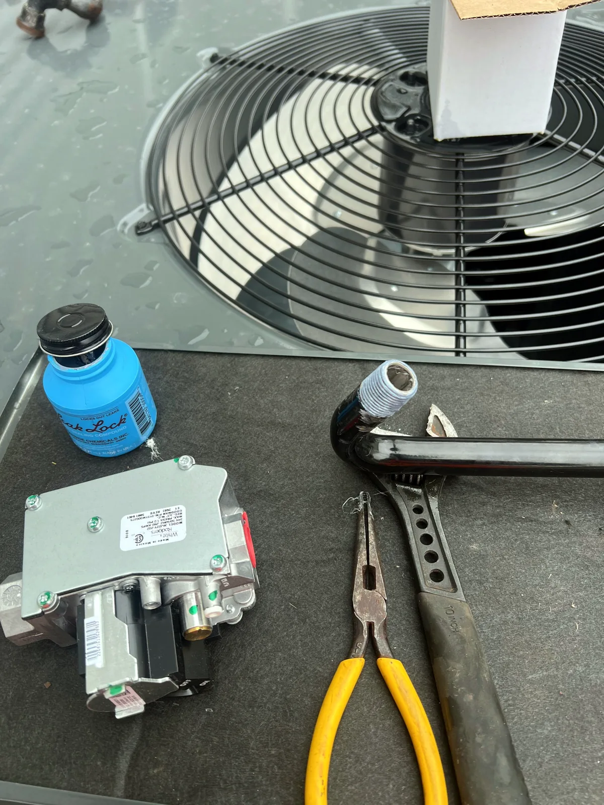 New furnace gas valve and tools