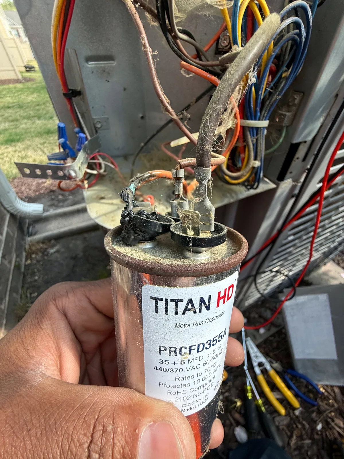 Titan HD capacitor replacement