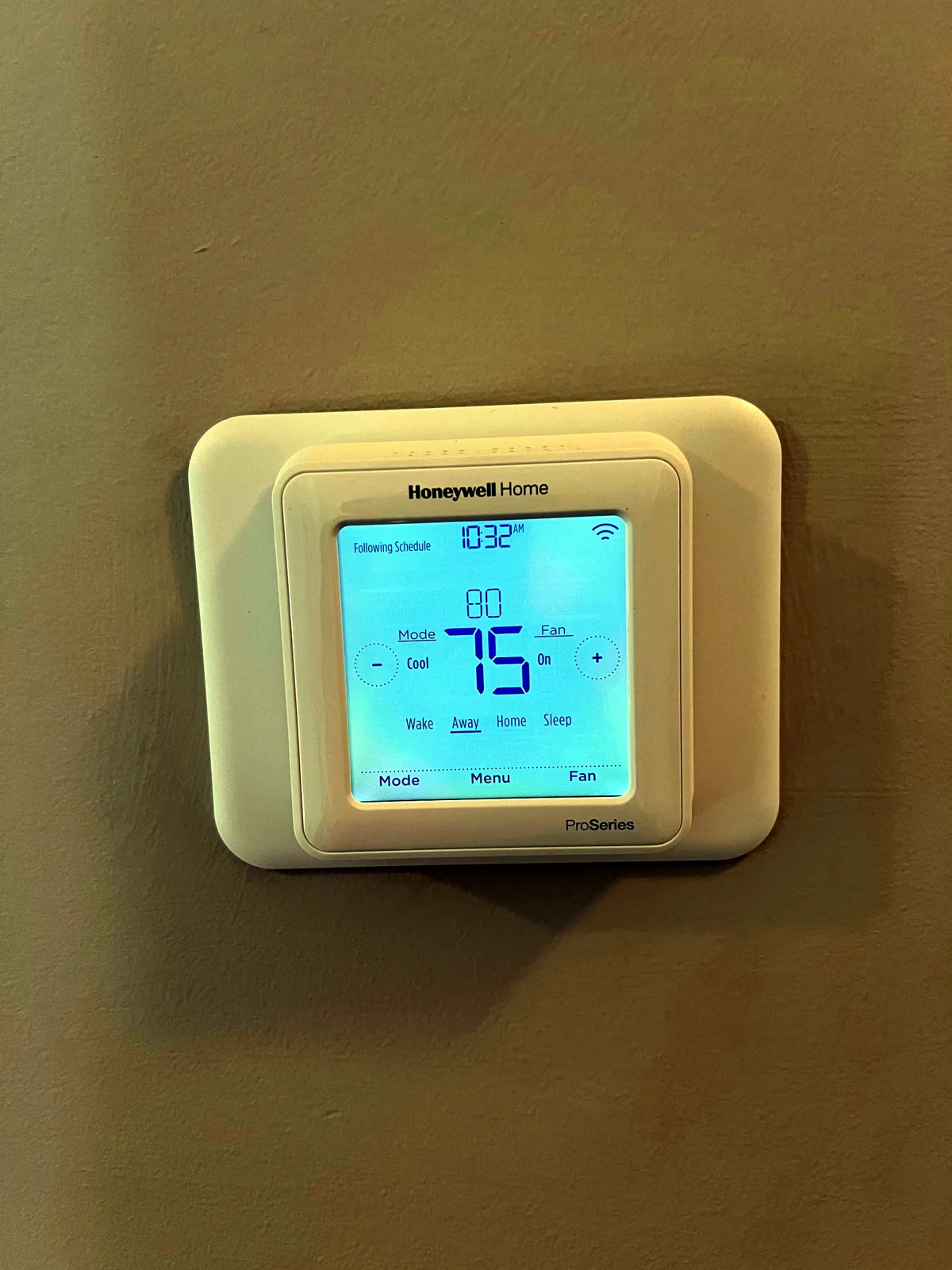 Honeywell T6 Pro thermostat, wired and tested